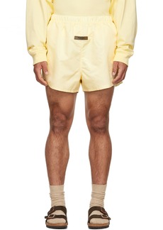 Fear of God ESSENTIALS Yellow Nylon Shorts