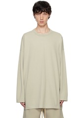 Fear of God Gray Cotton Long Sleeve T-shirt