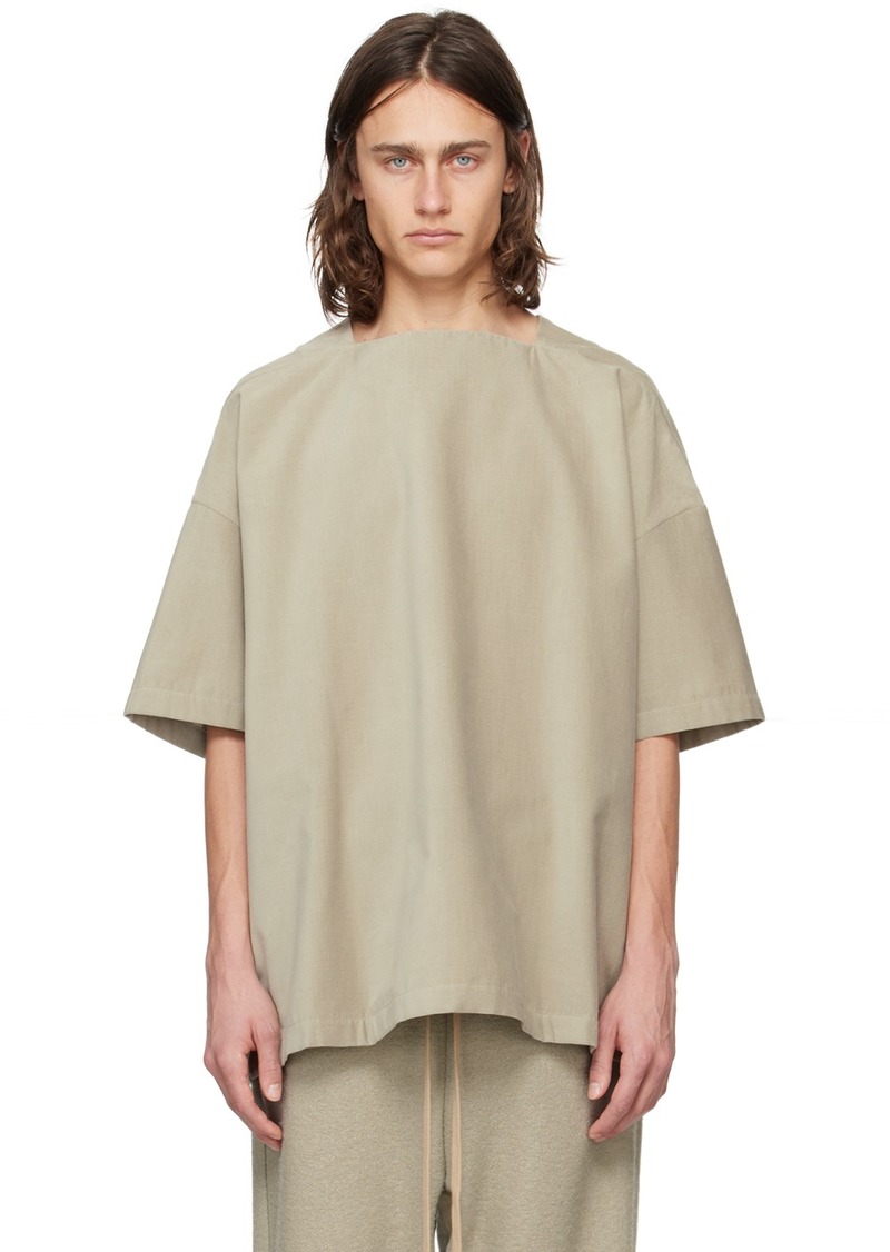 Fear of God Green Square Neck T-Shirt