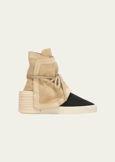 Fear of God Men's Hairy Suede Moc High-Top Sneakers