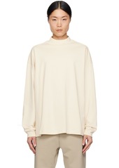 Fear of God Off-White Mock Neck Long Sleeve T-Shirt