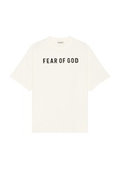 Fear of God Short Sleeve Tee - Fear Of God Logo Black Print