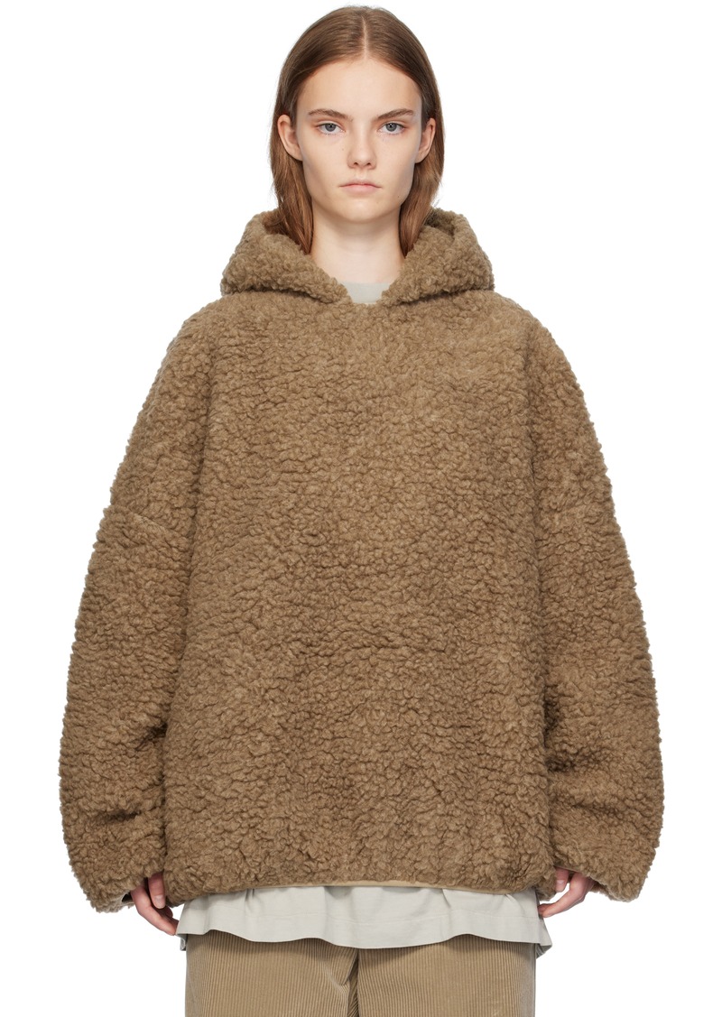 Fear of God Tan Polar Fleece Hoodie