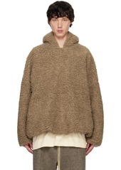 Fear of God Tan Polar Fleece Hoodie