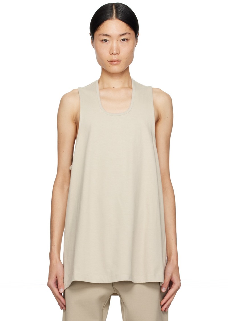 Fear of God Taupe Scoop Neck Tank Top