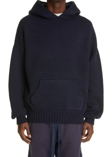 Fear of God Wool Sweater Hoodie in Navy at Nordstrom