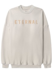 Fear of God logo-embroidered cotton sweatshirt