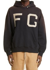 Fear of God Monarch Logo Cotton Hoodie in Vintage Black at Nordstrom