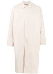 Fear of God spread-collar buttoned trench coat