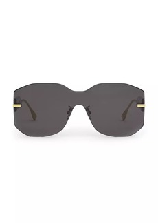 Fendi 138MM Rectangular Nylon Sunglasses