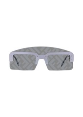 Fendi 142MM Logo Shield Sunglasses