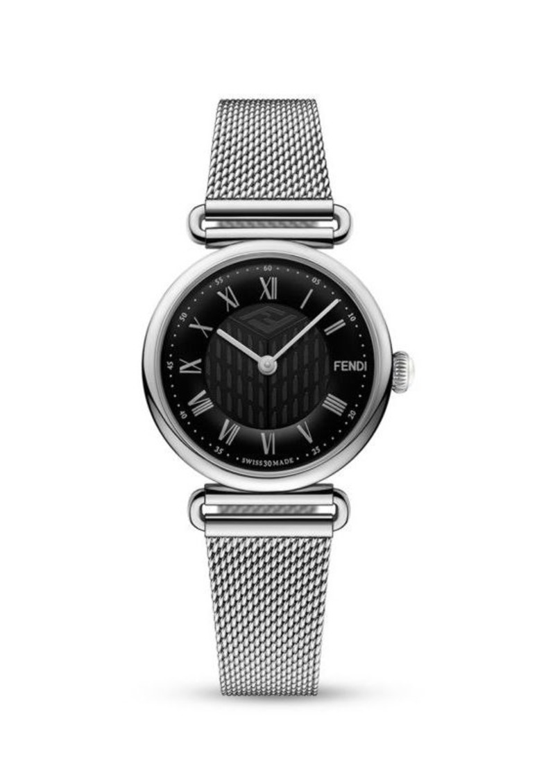 Fendi 29MM Palazzo Stainless Steel Bracelet Watch