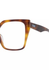 Fendi 54MM Square Eyeglasses