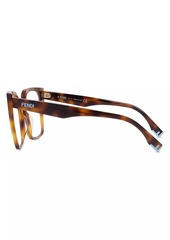 Fendi 54MM Square Eyeglasses