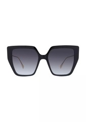 Fendi 55MM Logo Butterfly Sunglasses