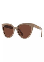 Fendi 56MM Rounded Cat Eye Sunglasses