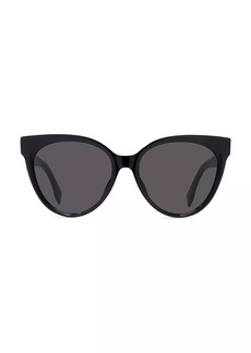 Fendi 56MM Rounded Cat Eye Sunglasses