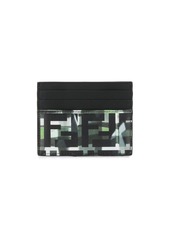 Fendi camouflage FF print cardholder