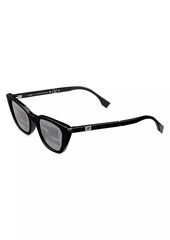 Fendi Baguette 51MM Cat-Eye Sunglasses