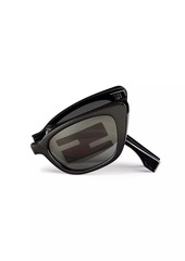 Fendi Baguette 51MM Cat-Eye Sunglasses