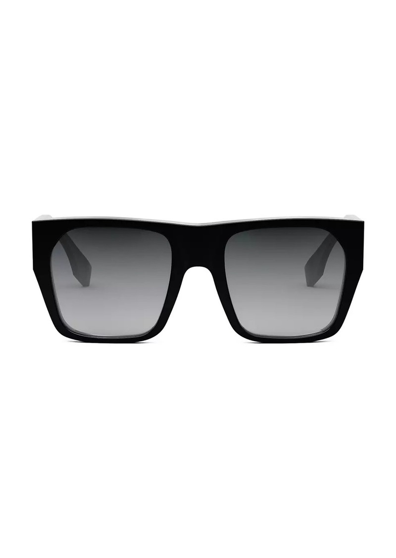Fendi Baguette 54MM Square Sunglasses