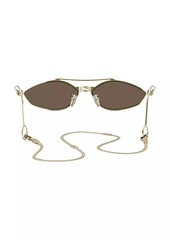 Fendi Baguette 57MM Oval Sunglasses