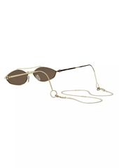 Fendi Baguette 57MM Oval Sunglasses