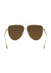 Fendi Baguette 59MM Pilot Sunglasses