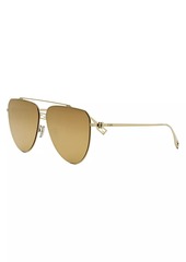 Fendi Baguette 59MM Pilot Sunglasses