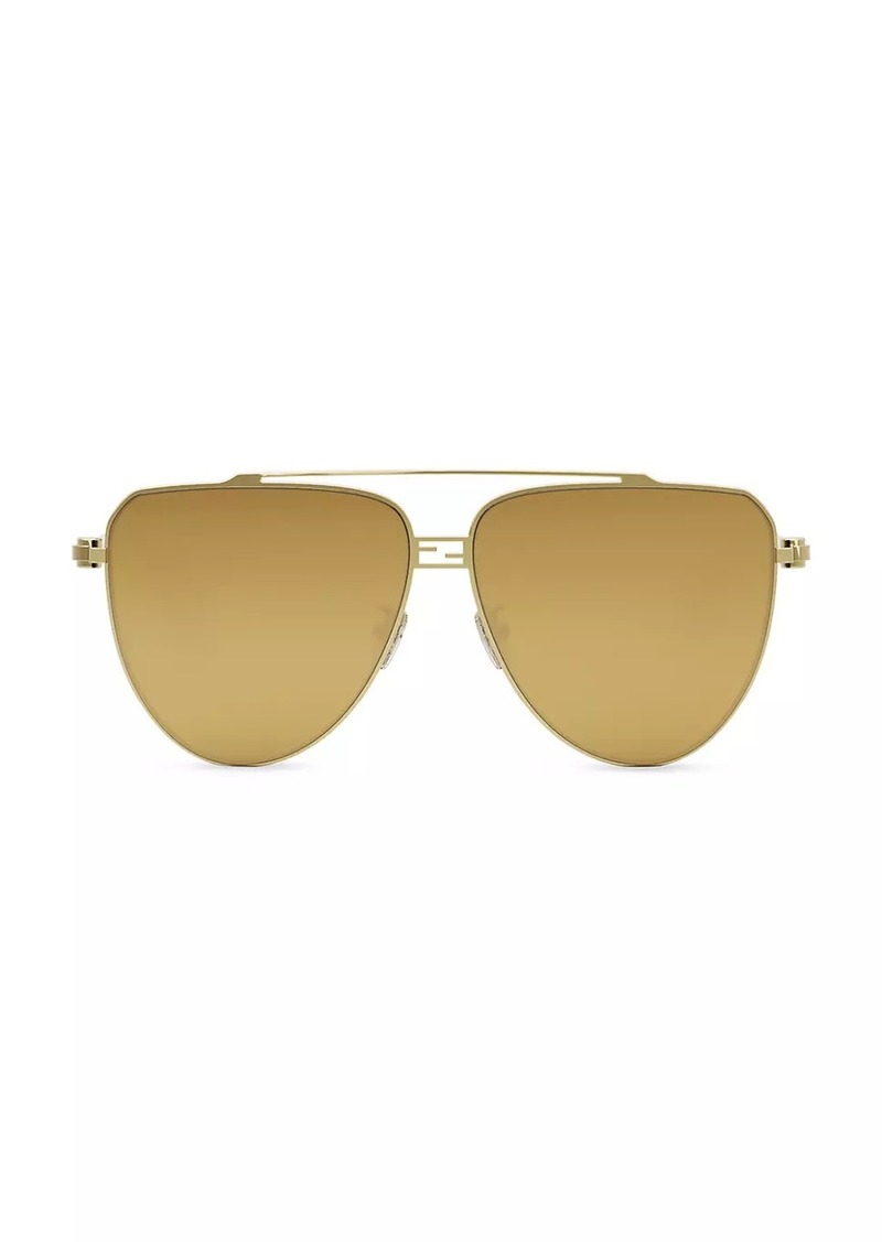 Fendi Baguette 59MM Pilot Sunglasses