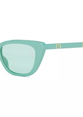 Fendi Baguette Anniversary 53MM Cat-Eye Sunglasses