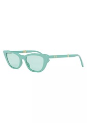 Fendi Baguette Anniversary 53MM Cat-Eye Sunglasses