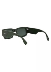 Fendi 51MM Rectangular Sunglasses