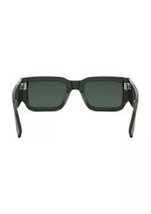 Fendi 51MM Rectangular Sunglasses