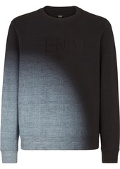 Fendi debossed-logo sweatshirt