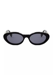 Fendi Diamond Black 53MM Oval Sunglasses