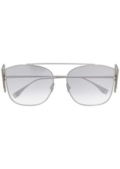 Fendi embellished-FF logo oversized sunglasses