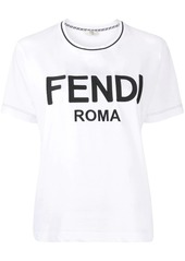 Fendi embroidered logo cotton T-shirt