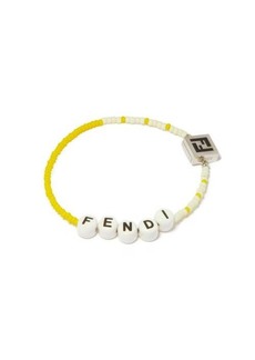 Fendi - Logo-beaded Bracelet - Mens - Multi