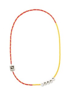 Fendi - Logo-beaded Necklace - Mens - Multi