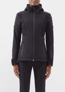 Fendi - Logo-embossed Softshell Ski Jacket - Womens - Black