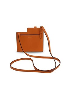Fendi 2 Pockets Mini Bag In Orange Leather