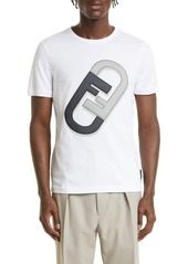 Fendi 3D O'Lock Logo T-shirt
