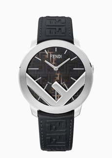 FENDI 41 mm round watch with F is Fendi logo