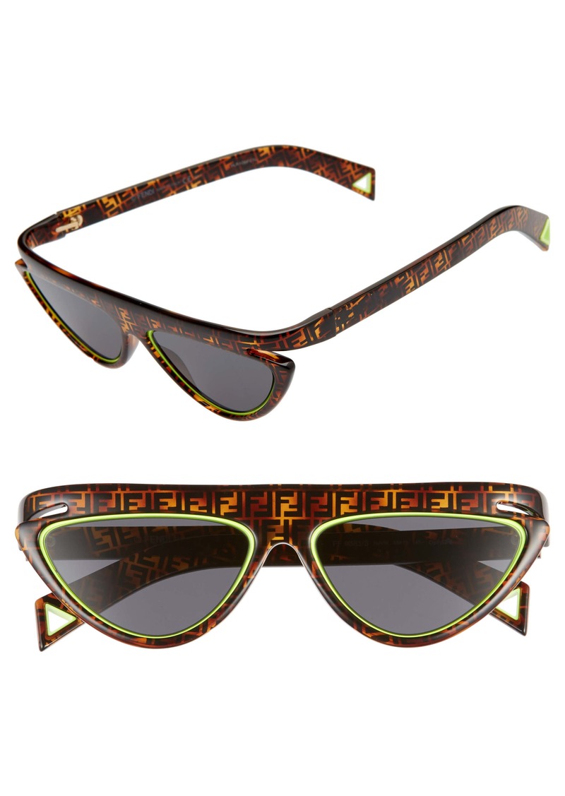 fendi 55mm flat top sunglasses