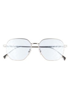 The Fendi Travel 55mm Oval Sunglasses