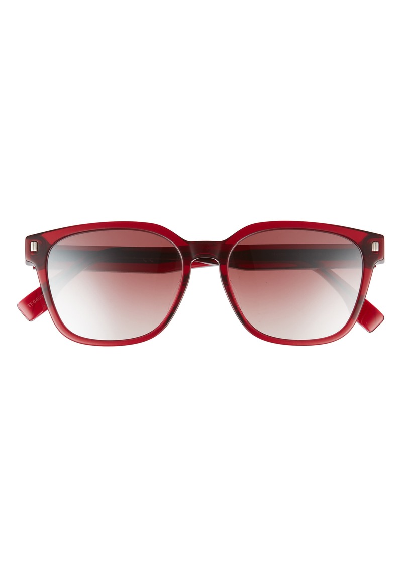 fendi 55mm square sunglasses