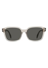 Fendi 57mm Rectangular Sunglasses
