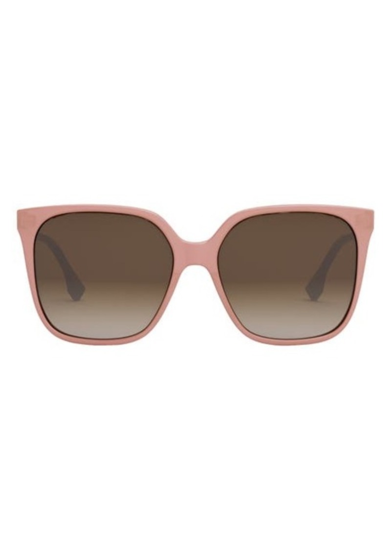 The Fendi Fine 59mm Geometric Sunglasses