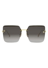 'Fendi First 59mm Geometric Sunglasses